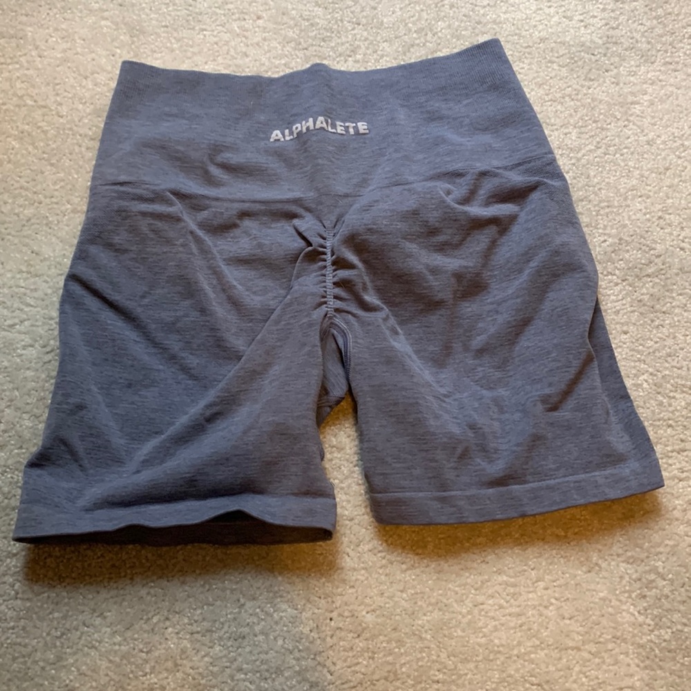 Blue Gray Amplify Alphalete Shorts